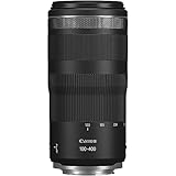 Canon Objektiv RF 100-400mm F5.6-8 is USM Supertele-Objektiv passend für Kameras der Canon EOS R Serie (5,5 Stufen optischer Bildstabilisator, Nano USM Autofokus, 635g, kompakt), schwarz