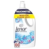 LENOR Flüssigwaschmittel Aprilfrisch, 100 Waschladungen, tiefe Sauberkeit auch bei kalter Wäsche und 3 mal länger anhaltende Frische