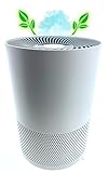 Quigg Luftreiniger EPA-Filter und Aktivkohlefilter Lufterfrischer 30W Sensor (Weiß)