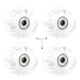 Ersatzrollen für Inline-Skates, Rollen für Quad-Rollschuhe – 4 Stück Rollschuhe – Ersatzräder für Rollschuhe mit hoher Elastizität, widerstandsfähig