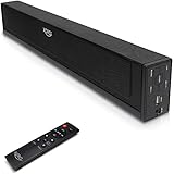 XORO HSB 50 ARC - TV Soundbar, HDMI ARC Unterstützung, Bluetooth Lautsprecher, USB Mediaplayer, Line IN, Optisch & Koaxialer Audioeingang, Wandmontage möglich, Schwarz