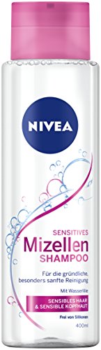 NIVEA Tiefenreinigendes Mizellen Shampoo (400 ml), intensives Shampoo für normales bis fettiges Haar, silikonfreies Haarshampoo mit Mizellen und Zitronenmelisse