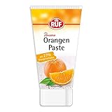 RUF Orangenpaste, Aromapaste in der Dosier-Tube, mit natürlichem Orangen-Aroma, zum Aromatisieren von Teigen & Cremes, glutenfrei, vegan, 50g
