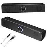 Artibetter Kabelgebundener Lautsprecher Kleine Soundbar Für Den Fernseher Computerlautsprecher Tragbare Tablet-tv-soundbars Soundbar-Lautsprecher Soundbars Mit Subwoofer Heim-soundbar Plastik