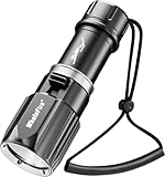 WholeFire Tauchlampe LED Extrem Hell 6000 Lumens, IPX8 Wasserdicht 30M Unterwasser Taschenlampe, XHP70 Wiederaufladbar Taucherlampe für Unterwasser Tiefseehöhle bei Nacht