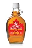 47° North Kanadischer Bio Ahornsirup Golden, 250g, Single Source, Grade A, glutenfrei, vegan, organic Maple Syrup, leichter, süßer Geschmack für Pancakes & mehr