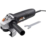 Meister Winkelschleifer 500 W, WS500-115M - Scheiben-Ø 115 mm - Spindelarretierung - Verstellbare Schutzhaube - Zusatzhandgriff/Trennschleifer für Beton, Stein & Stahl/Schleifmaschine / 5454990