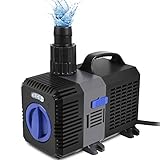 Forever Speed Super Eco Teichpumpe, Filterpumpe, geringer Verbrauch, Wasserpumpe für Koi-Teich, Bachlaufpumpe, 4500 l/h