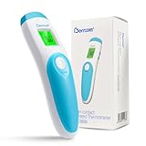 Berrcom Fieberthermometer Kontaktlos Infrarot Stirnthermometer Digitales Medizinisches Thermometer mit sofort Ablesung, Fieberalarm, LCD Anzeige, °C/°F Schalter