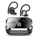 KT1 Bluetooth Kopfhörer in Ear, Kopfhörer Kabellos Bluetooth 5.3, 120 Stunden Spielzeit mit Ladeetui, LED-Anzeige, Comfort Fit, IPX7 wasserdichte Ohrhörer, Tiefer Bass, Bluetooth Kopfhörer Sport