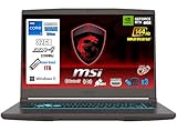 MSI Thin 15 PC Gaming, Notebook Gaming I7-13620H, 32 GB RAM, 1TB SSD, 15,6 Zoll FHD 144Hz IPS, GeForce RTX 4050 (6GB GDDR6), Win 11 Home, beleuchtete Tastatur, Laptop, Gaming Superior