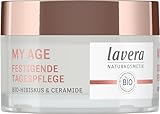 lavera My Age festigende Tagespflege - mit Hibiskus & Ceramide - für reife Haut - gegen Pigmentflecken - Straffheit - bio - Naturkosmetik - 50 ml