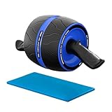 AB R Oller Wheel Core Strength Trainer Bauchtrainer Bauchtrainer mit verbessertem Griffdesign Effektives Core Training Schwarz für Zuhause Gym Schlafsaal Gebrauch