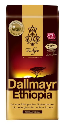 Dallmayr Kaffee Ethiopia 500g Kaffeebohnen - 6er Pack (6x 500g)
