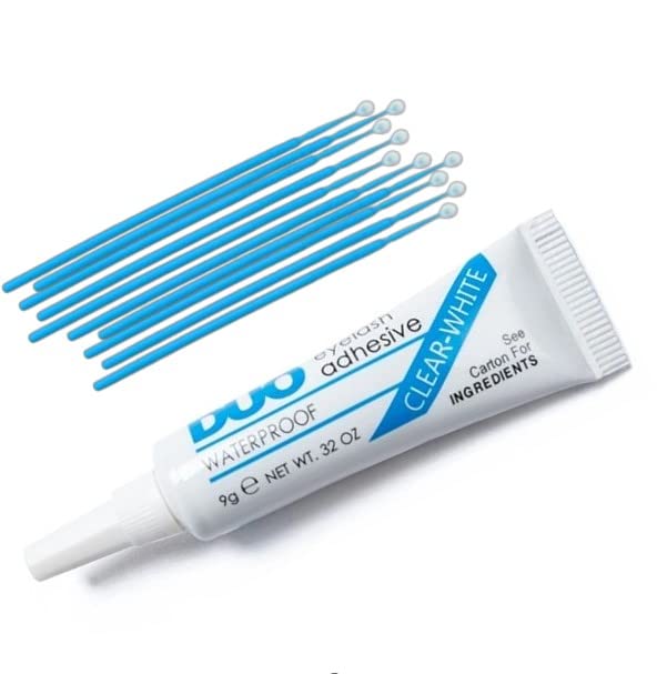 Wasser-resistenter DUO Wimpernkleber, Hautkleber für Bandwimpern und künstliche Augenbrauen, geruchlos, vegan