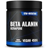 450g Ultrareines Beta Alanin Pulver - Hochdosiert - Vegan - Ohne Zusätze - 99% Reinheit - Laborgeprüft - Beliebt bei Sportlern - Abgefüllt in Deutschland