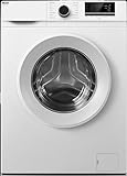 PKM WA6-ES1512 Waschmaschine | Weiß Design | Fassungsvermögen 6kg | Inverter Motor | 15 Programme | Steam Funktion | Energieeffizienzklasse A