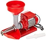Reber 26265 9008 NE Artus Tomatenpresse, Legierter Stahl, Rot, Edelstahl