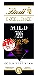 Lindt Schokolade EXCELLENCE Mild 70 % Kakao, Promotion | 5 x 100 g Tafel | Edelbitter-Schokolade mit extra milden aromatischen Edelkakaosorten | Schokoladentafel | Schokoladengeschenk