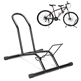 Eikuavons Fahrradständer Boden, Freistehender Fahrradständer 16 bis 29 Zoll, Fahrrad montageständer, Fahrrad Bike Ständer Abstellständer, für Mountainbike Rennrad,