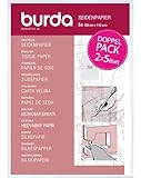 burdastyle Doppelpack Seidenpapier 2x 5 Blatt