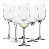 SCHOTT ZWIESEL Weißweinglas Classico (6er-Set), klassische Weingläser für Weißwein, spülmaschinenfeste Tritan-Kristallgläser, Made in Germany (Art.-Nr. 106221)
