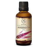Amaranthöl 50 ml - Amaranthus Сaudatus Seed Oil - 100% reines und natürliches Basisöl - Amaranthöl Basic für Hautpflege - Körperpflege - Haarpflege - Nagelpflege