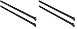 Thule 985000 XXL Fatbike Wheel Straps, Black (Packung mit 2)