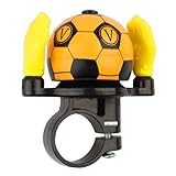 Acunny Fahrradhupe – Aluminiumklingel Fußball Cartoon – Zubehör für Radsport für Jugendliche, Straße, Mountainbike, Stadt, Strand, Jungen, Mädchen