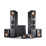 Teufel Ultima 40 Surround 5.1-Set - Heimkino Lautsprecher 5.1 Soundanlage Kino Raumklang Surround Subwoofer Movie High-End HiFi Speaker - schwarz