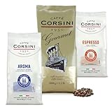 Caffè Corsini - Set Aromatische Kaffeebohnen Der Perfekte Morgen, Ausgewählter Kaffee, 2x500g + 1Kg Gesamtes Set 2Kg
