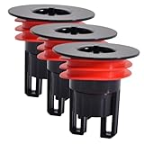 CTIRCHIU 3 Stück Magnetischer Duschabflussfilter Geruch und Langlebiger Bodenablauf Einsatz mit Glatten Kanten Einfache Installation Geeignet für Duschen und Kellerbodenabläufe