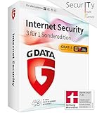 G DATA Internet Security 3 für 1 Sonderversion |3 Geräte - 1 Jahr | Antivirus Programm mit Kindersicherung | PC, Mac, Android, iOS | DVD | inkl. Webcam-Cover | zukünftige Updates inklusive