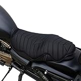 Motorrad Sitzkissen, Motorrad Rücksitzkissenbezug, Doppel Stoßdämpfend Atmungsaktiv Sonnenschutz Pad