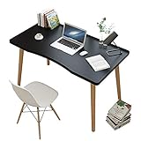 KAZUP Desktop-Computertisch, Massivholz-Schreibtisch, Arbeitstisch, moderner, einfacher Schreibtisch, PC-Laptop-Tisch, Spieltisch, für Home-Office-Arbeitsplätze mit kleinem Raum