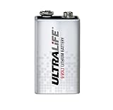 Ultra Life Lithium 9V / Block Batterie optimal für Rauchmelder geeignet
