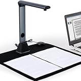 Gtremulent Scanner Dokumentenscanner A3 Mobil: 17MP Hochauflösende Dokumentenkamera OCR Texterkennung 130 Sprachen PDF/Word/Excel Belege Archivierung Zuhause Büro Schule Universität