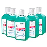 5x 500 ml Schülke Desderman® Pure Händedesinfektionsmittel Desinfektionsmittel, farbstoff-/parfümfrei