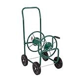 Schlauchwagen Basic 4 Räder 95,5 x 58 cm Stahl, für 50 m Gartenschlauch 3/4' Anschluß grün