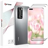 REROXE 2+2 Stück für Panzerglas für Huawei P40 Pro 5G mit Kamera Schutzfolie, 3D Volle Abdeckung Anti-Schmutz P40 Pro Displayschutzfolie, 9H Härte Kratzfest Glas Folie für Huawei P40 Pro 5G