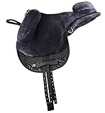 Engel Reitsport | Lammfell Fellsattel FELLSA-R2-ANT Englisch anthrazit grau