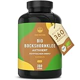 Bio Bockshornklee - Big Pack: 360 Bockshornkleesamen-Kapseln (650mg) - Hochdosiert: 2600mg pro Tag - Fenugreek aktiviert - Hochwertiger Rohstoff aus Ägypten - vegan, deutsche Produktion - TRUE NATURE