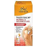TIGER BALM® MUSKEL & GELENK FLUID (1 x 90 ml) – schnell einziehendes Fluid bei Muskelverspannungen, Gelenkfluid inkl. Massage-Applikator, Muskelfluid mit Massageeffekt durch Einreibung