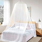 JWDMHSJ Moskitonetz Bett, 60x 250x1100 cm, Moskitonetz Bett Baldachin für Einzelbett Doppelbett, Reise mückennetz, Feinmaschiges Betthimmel Mückennetz, für Zuhause und Indoor Outdoor (C)