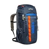 Tatonka Kinderrucksack Wokin 15L - Rucksack für Mädchen und Jungen ab 6 Jahren - Inklusive Sitzkissen und Reflektoren für gute Sichtbarkeit - Aus recycelten Materialien - 15 Liter Volumen (navy)