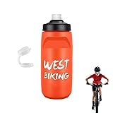 Sport-Wasserflasche | Trinkflasche für Fahrrad und Radfahren, auslaufsicher, einfach zu drücken, tragbare Wanderwasserflaschen, Sport-Outdoor-Wasserflasche mit 750 ml für Radfahren, Laufen, KOT-au