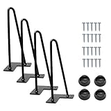 Signstek Tischbeine Möbelfüße Metall Tisch Fuesse 30cm/12’’moebelfuesse für Kleiner Couchtisch, Schrank,IKEA schließfach