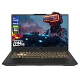 ASUS TUF F17 Gaming Laptop, Intel Core i7-13620H, 64 GB DDR5 RAM, 4 TB PCIe SSD, 17.3' FHD Display, Nvidia GeForce RTX 4060, 1-Zone RGB QWERTZ Tastatur, Windows 11 Home, Grau
