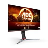 AOC Gaming 27G2SP - 27 Zoll FHD Monitor, 165 Hz, 1 ms, FreeSync Premium (1920x1080, VGA, HDMI, DisplayPort) schwarz/rot