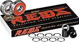 QUOERSRTI Bones Reds Bearings 8 pk w/Spacers & Washers Bundle